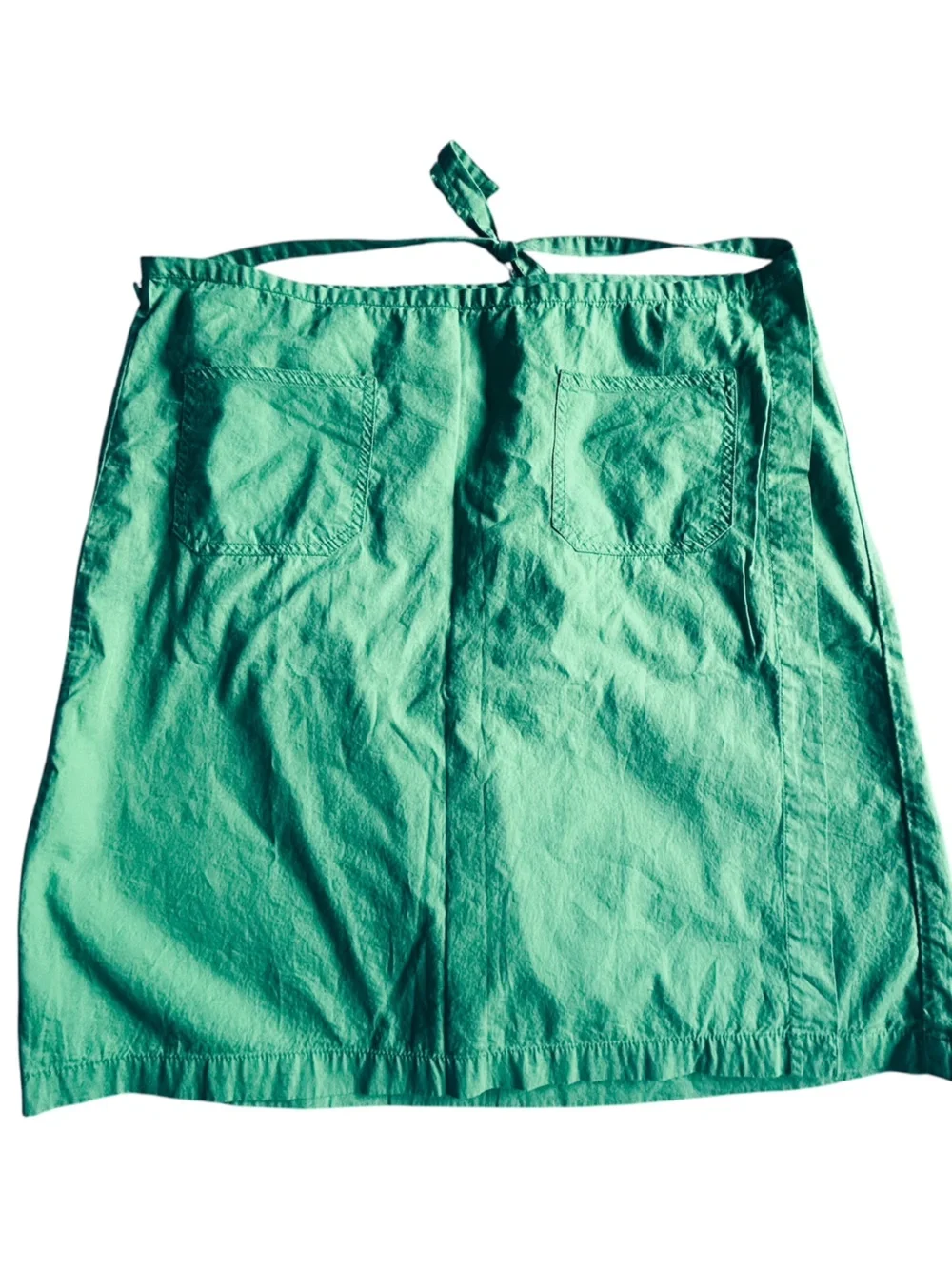 Hollister Teal Green Tie-Waist Mini Skirt